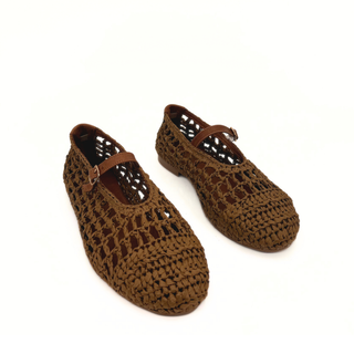 Elaina Raffia Mary Janes