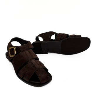 Bertha Suede Fisherman Sandals