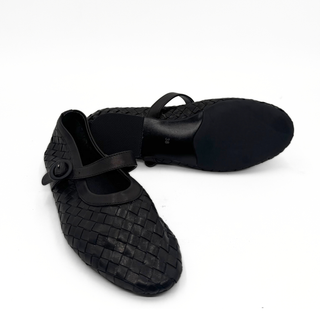 Rena Woven Mary Janes