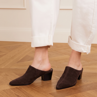 Carla Suede Western Mules