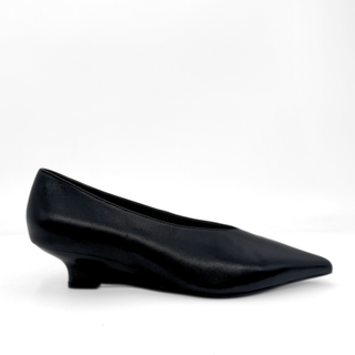 JoJo Leather Wedge Pumps