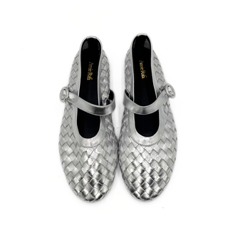 Rena Woven Mary Janes