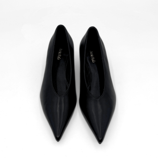 JoJo Leather Wedge Pumps