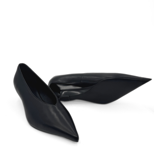 JoJo Leather Wedge Pumps