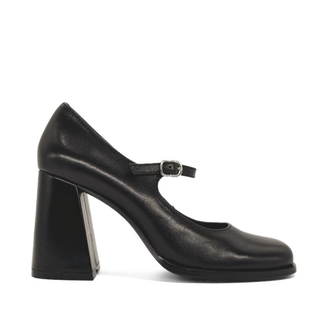 Jackie Leather Mary Jane Heels