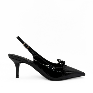 Georgia Pointy Toe Bow Heels