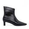 Black Embossed Croc