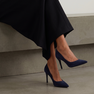 Noreen 90mm Suede Pumps