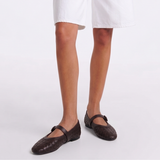 Rena Woven Mary Janes