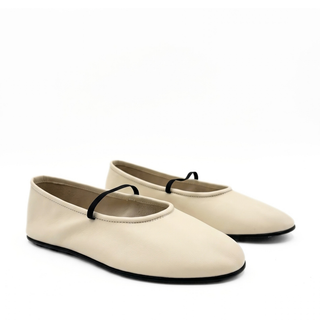 Amber Elastic Mary Janes