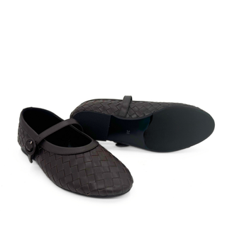 Rena Woven Mary Janes