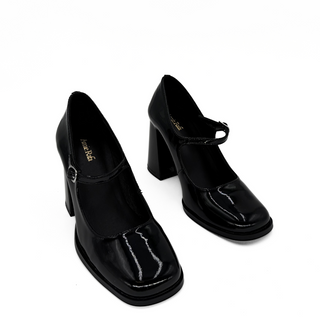 Jackie Patent Leather Mary Jane Heels