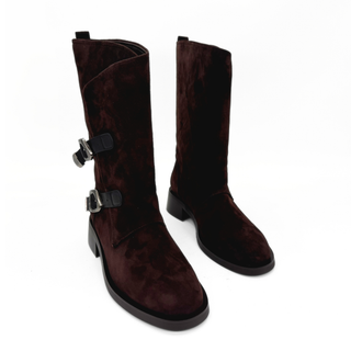 Remi Suede Moto Boots