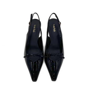 Georgia Pointy Toe Bow Heels