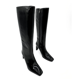 Mishel Patent Leather Knee High Boots