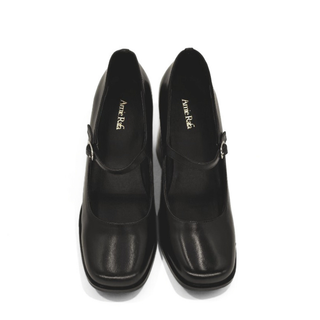 Jackie Leather Mary Jane Heels