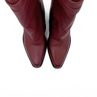 Alma Foldover Leather Boots