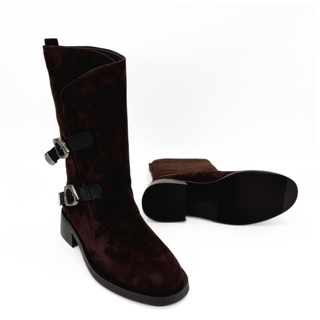 Remi Suede Moto Boots