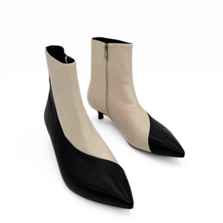 Helena Two-Tone Booties