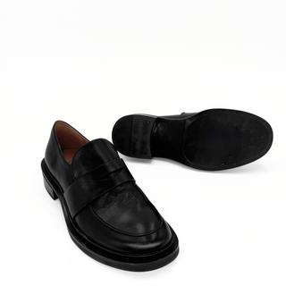 Drew Chunky Leather Loafers