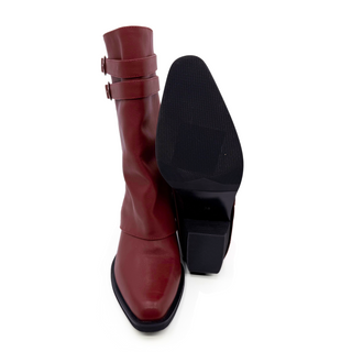 Alma Foldover Leather Boots