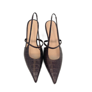Connie Embossed Crocodile Heels