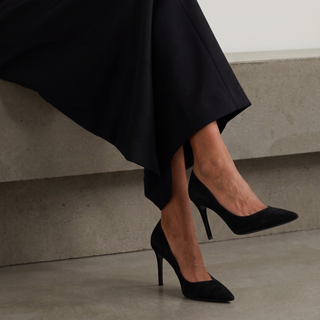 Noreen 90mm Suede Pumps