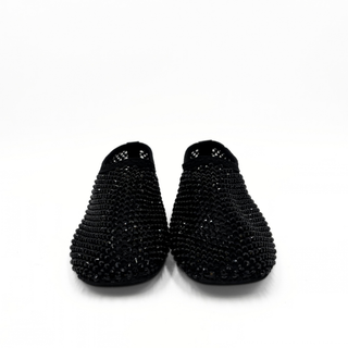 Delilah Rhinestone Mesh Flats