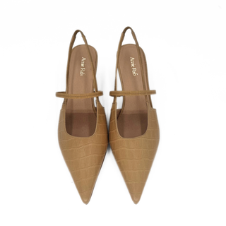 Connie Embossed Crocodile Heels