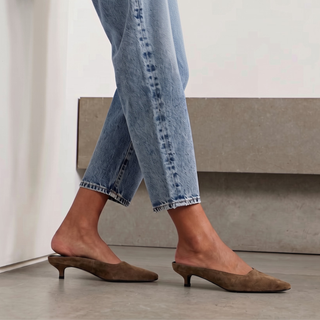 Mona Kitten Heel Mules