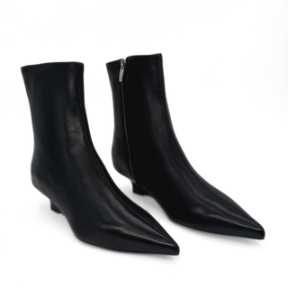 Jody Leather Wedge Boots