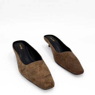 Mona Kitten Heel Mules