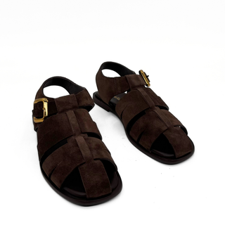Bertha Suede Fisherman Sandals