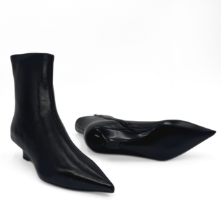 Jody Leather Wedge Boots