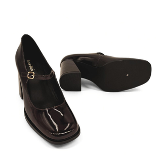 Jackie Patent Leather Mary Jane Heels