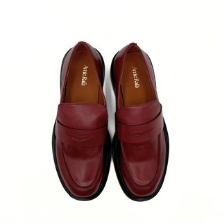 Drew Chunky Leather Loafers