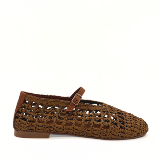 Elaina Raffia Mary Janes
