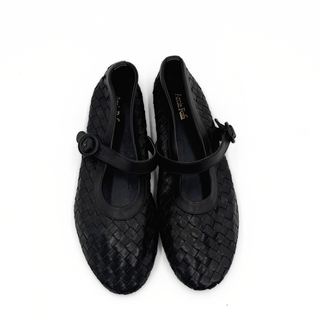 Rena Woven Mary Janes
