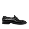 Black Embossed Croc
