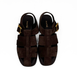 Bertha Suede Fisherman Sandals