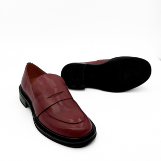 Drew Chunky Leather Loafers