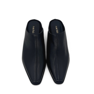 Carla Leather Western Mules